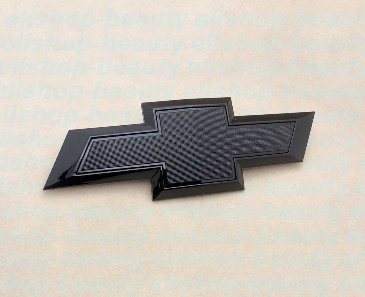 2021 - 2026 Suburban Tahoe Rear Custom Gloss Black Bowtie Emblem PT 0781590 OEM