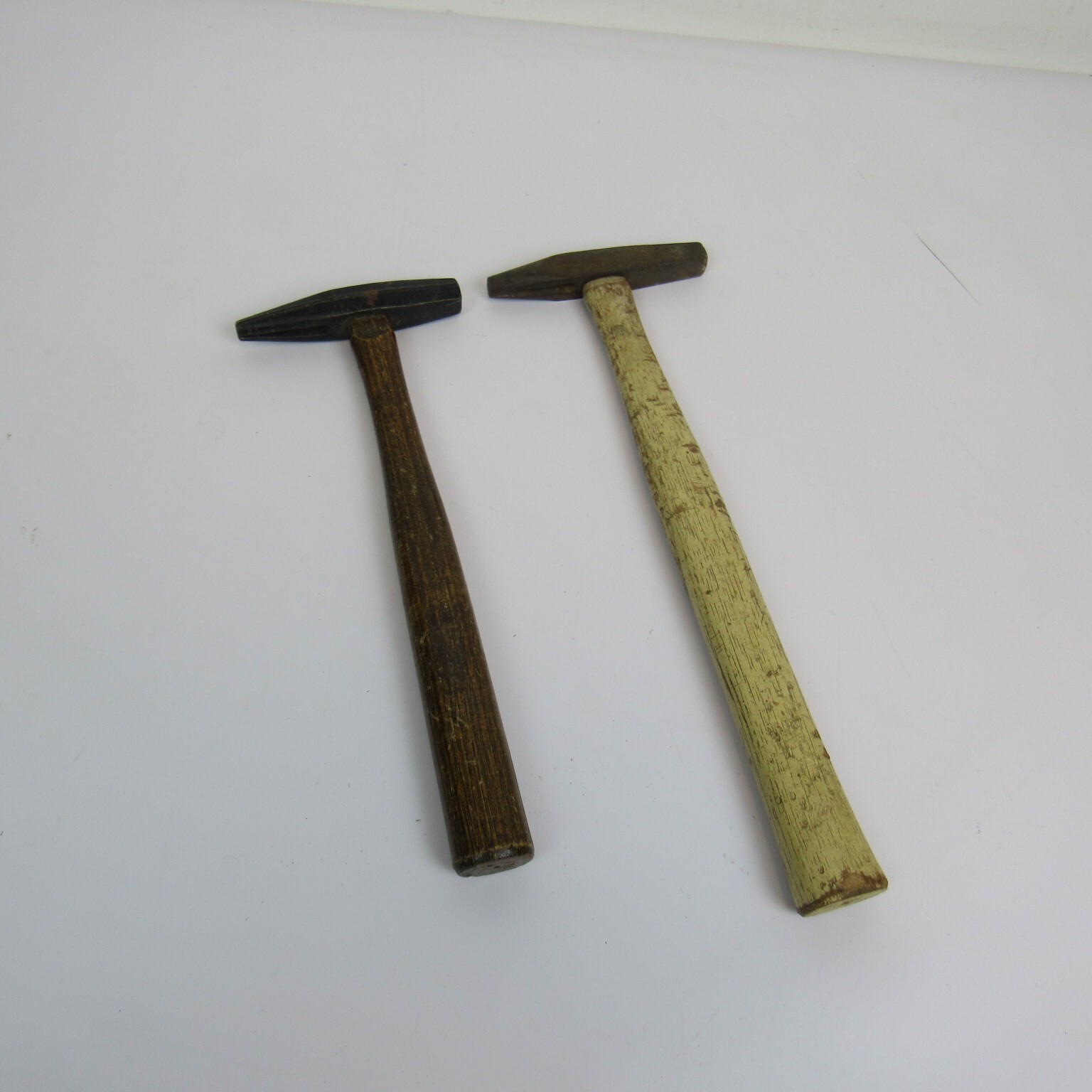 Vintage Upholstery Tack Hammers Lot of 2 Wood Handles Work shop Tools