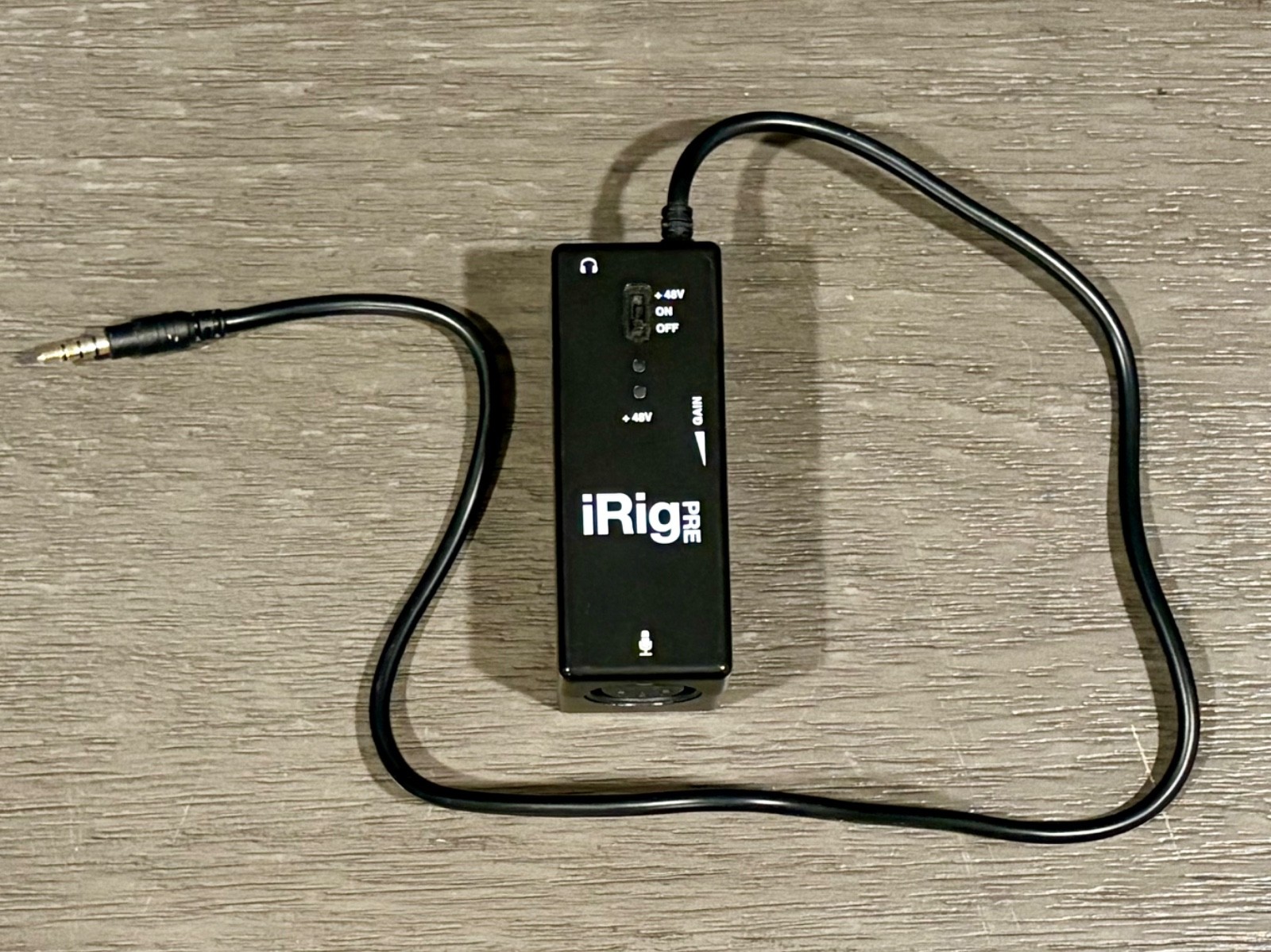 iRig Pre Multimedia XLR Microphone Interface w/ Phantom Power Mobile Recording
