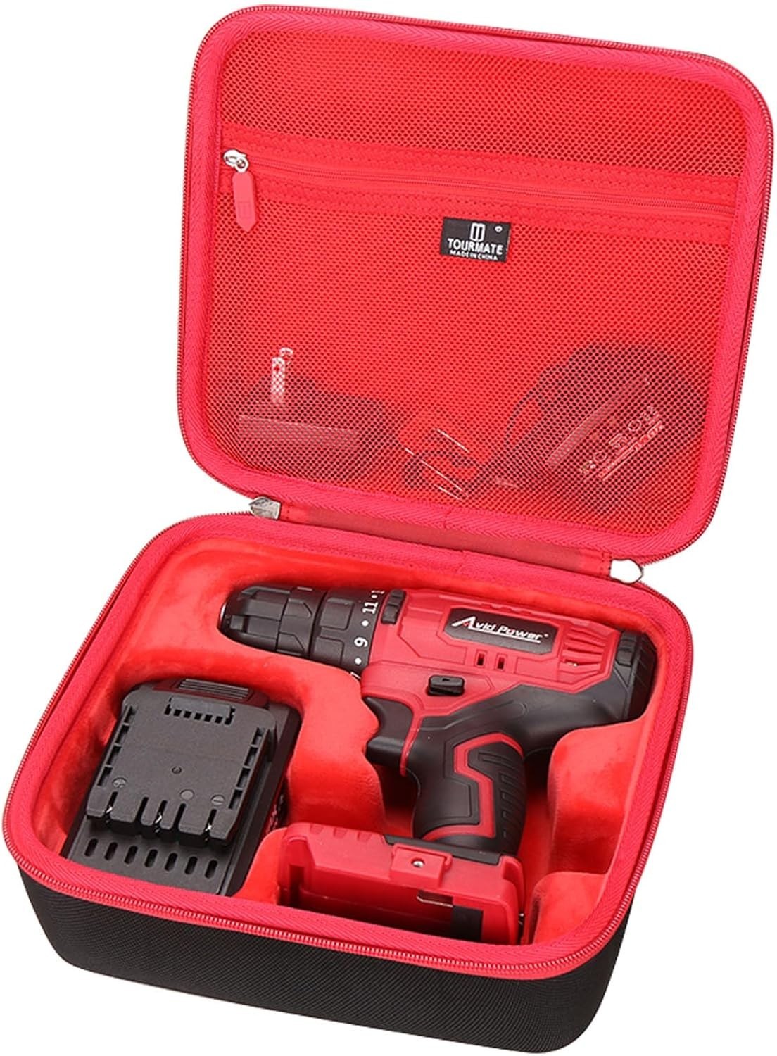 Hard Storage Case Cordless Drill Travel Case for 20V Cordless Drill(Only Case)