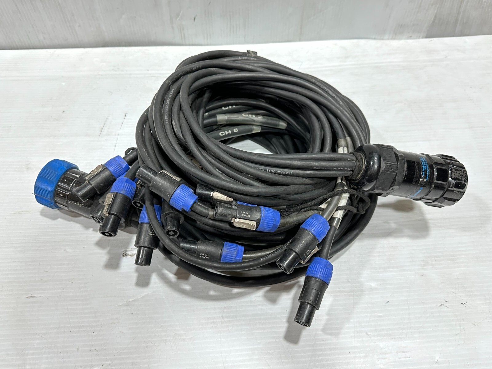 Socapex breakout to 6 NL4 Connectors #8098 (One)THS