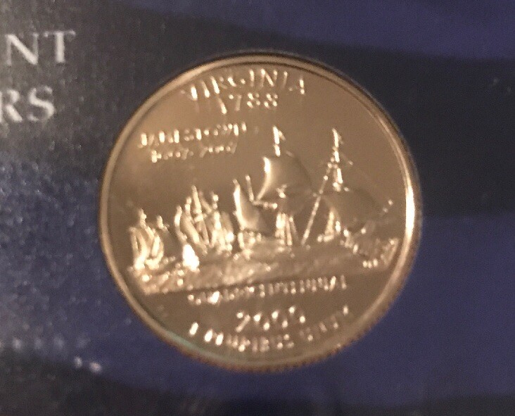 2000 S US Mint 50 State Quarters Proof Set. CLAD • #1029