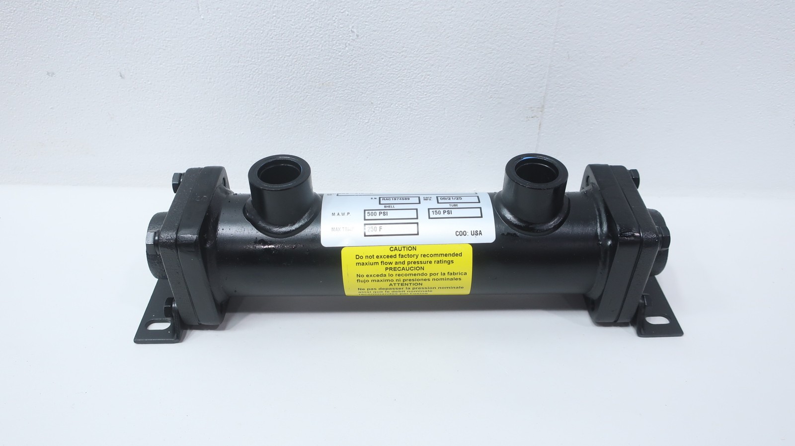 Api EKS-510-0 Ttp Shell And Tube Heat Exchanger 500psi 150psi