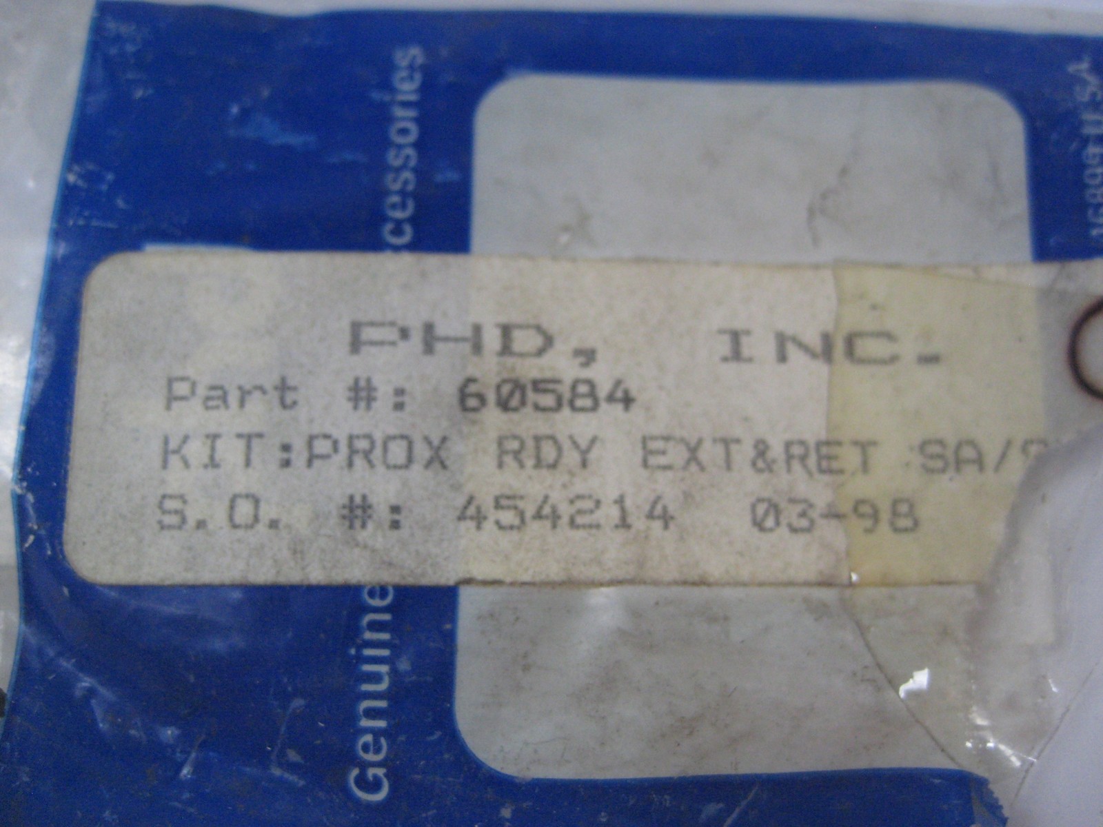 PHD 60584 WASHER KIT NSNP