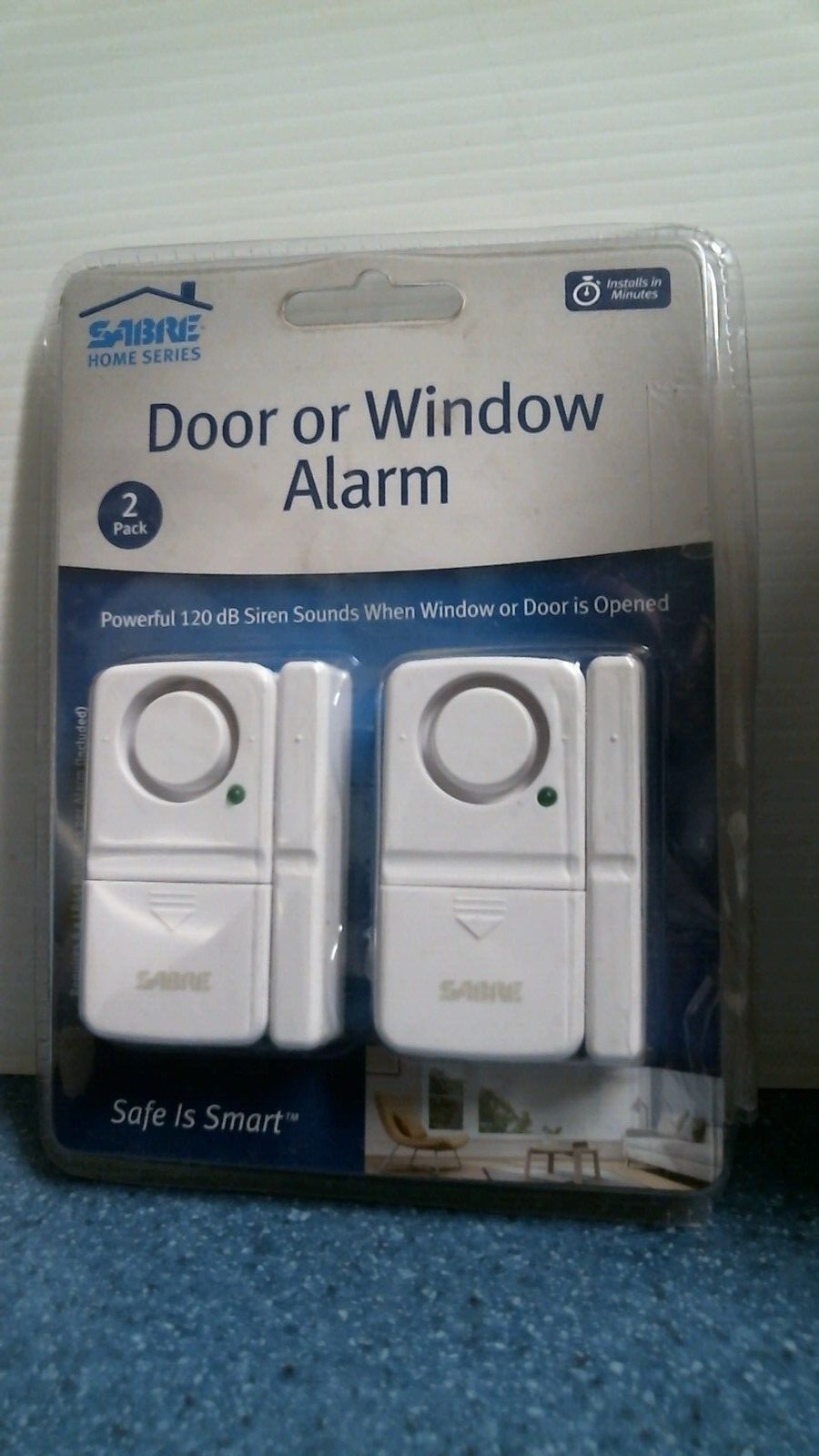 Sabre HS-DWA2, Door or Window Alarm, 2 Pack, White, FREE SHIPPING