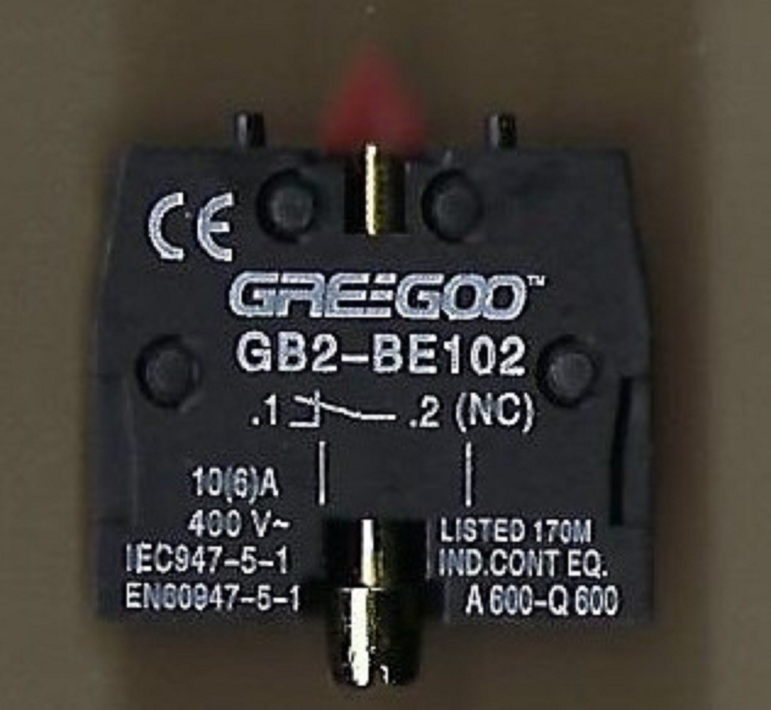 Greegoo 10 pieces GB2-BE102 NC Normally Closed Contact Blocks zb2