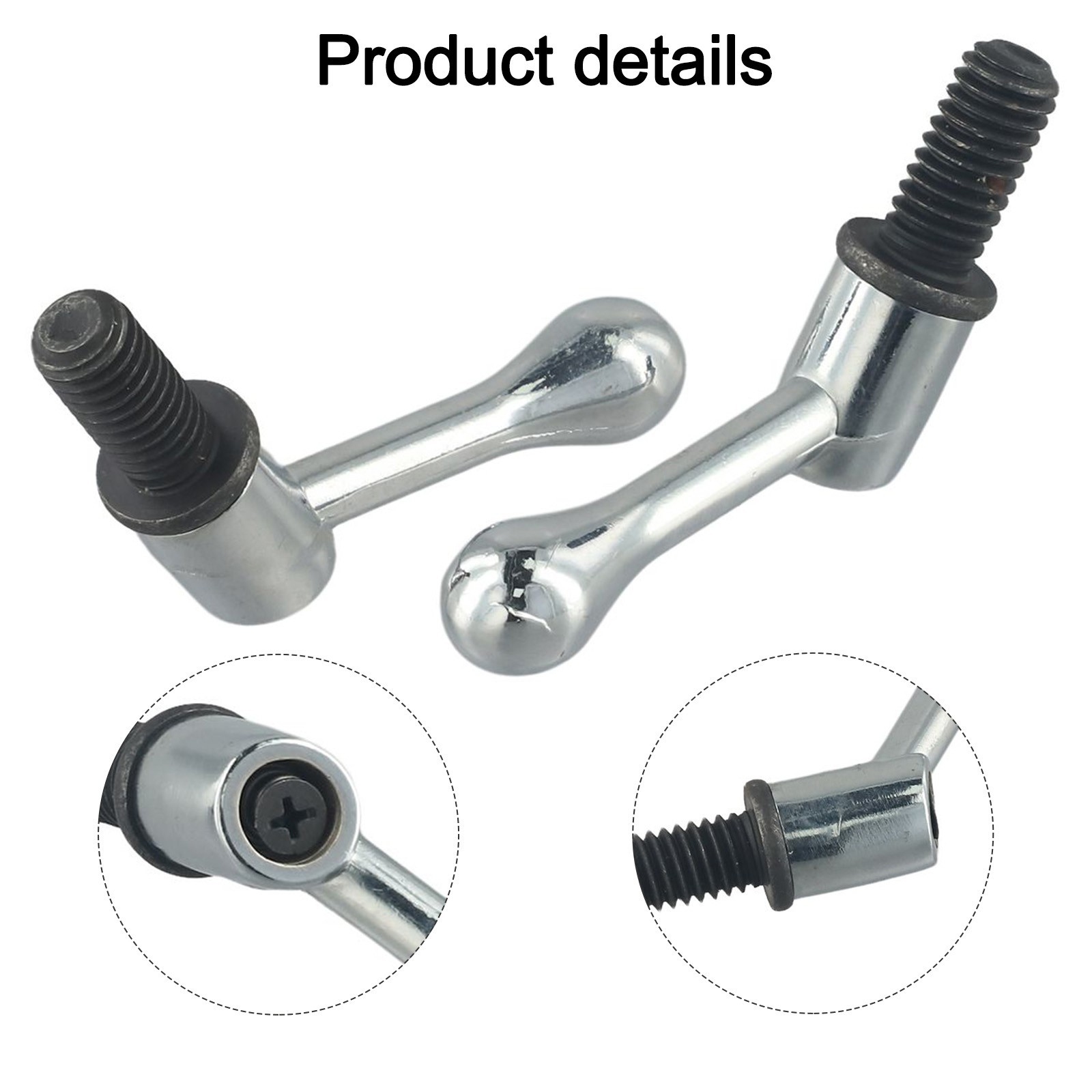 For Bridgeport Compatible 2PC Thread Adjustable Milling Machine Handle NEW ~