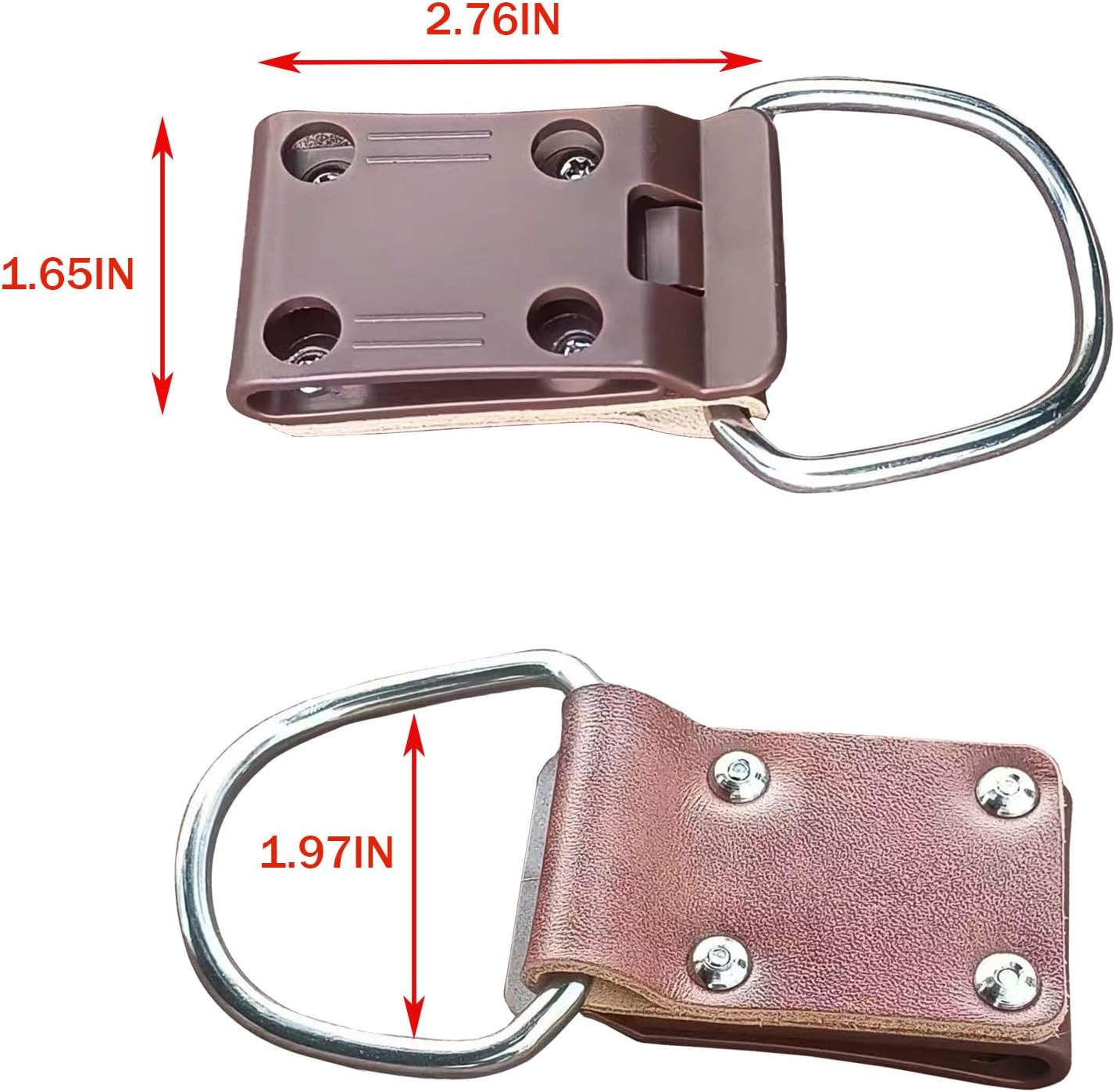 Leather Drill Holder Belt Tool Hook Holster Loop Tool Belt Tool Holder Heavy Dut