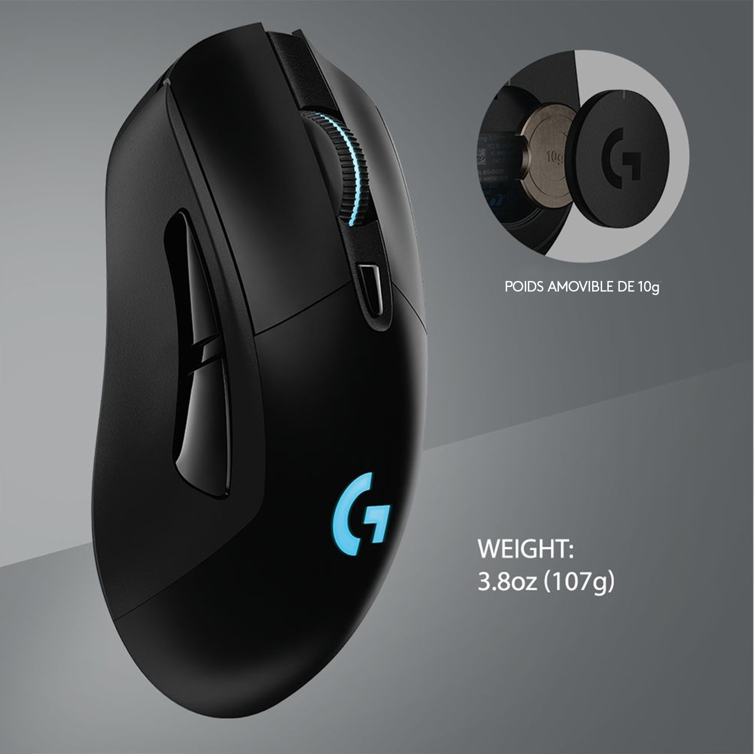 Logitech G703 Lightspeed Wireless Gaming Mouse W/Hero 25K Sensor
