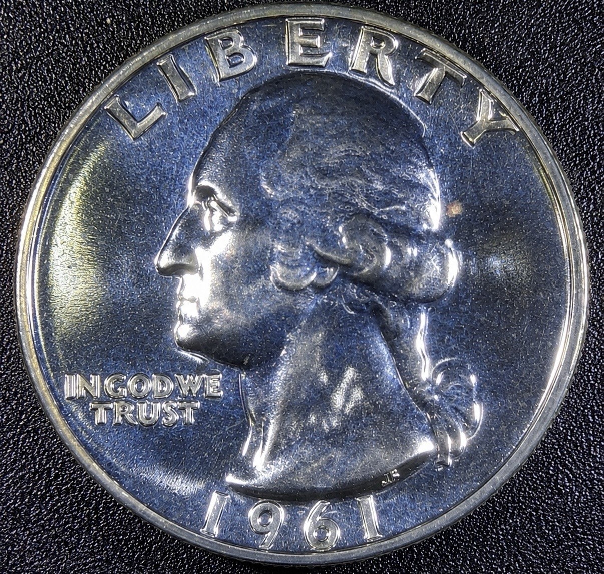 1961 PROOF 90% Silver Washington Quarter SKU053