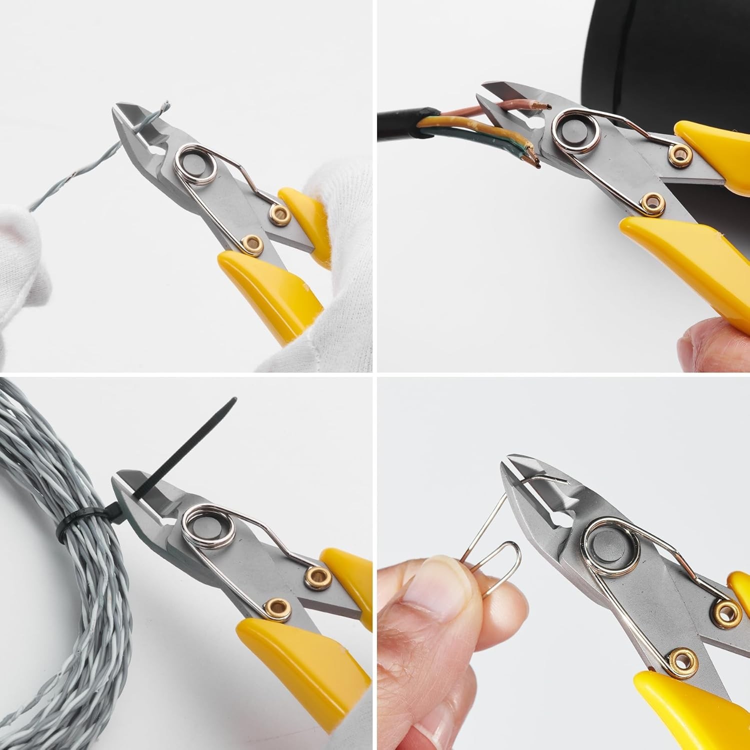 5.5 Inch Stainless Steel Wire Cutter Micro Flush Cutters, Precision Side Cutter