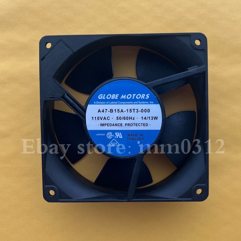 1pcs  GLOBE MOTORS A47-B15A-15T3-000 12038 115V 14/13W aluminum frame fan