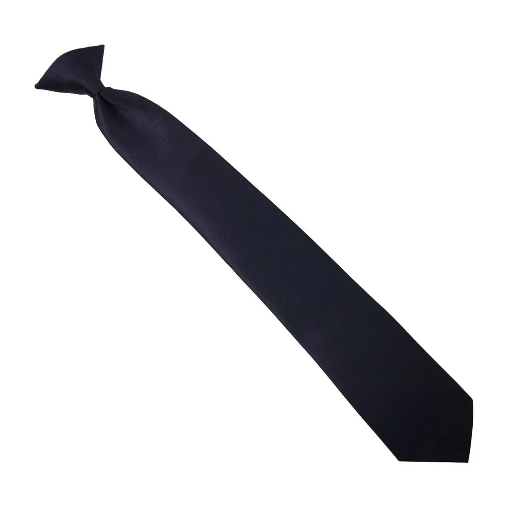 USAF AIR FORCE NECKTIE BLUE READY-TIED CLIP-ON HERRINGBONE