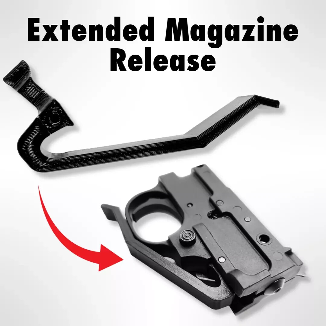 Ruger 10/22 Custom Extended Magazine Release Reinforced Accessories *SALE!*