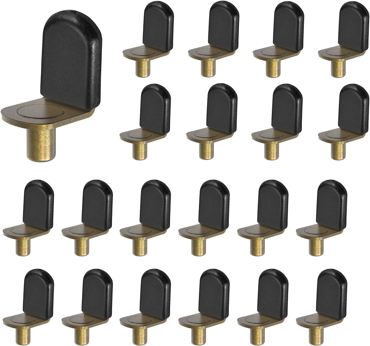 Bronze Shelf Pins, Glass Supports Furniture Cabinet Closet Bookcase Shelf Bracke