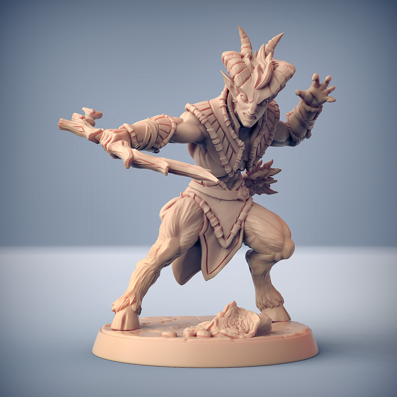 Fawn Satyr Ranger Rogue - Artisan Guild - Fantasy Dungeons and Dragons Miniature