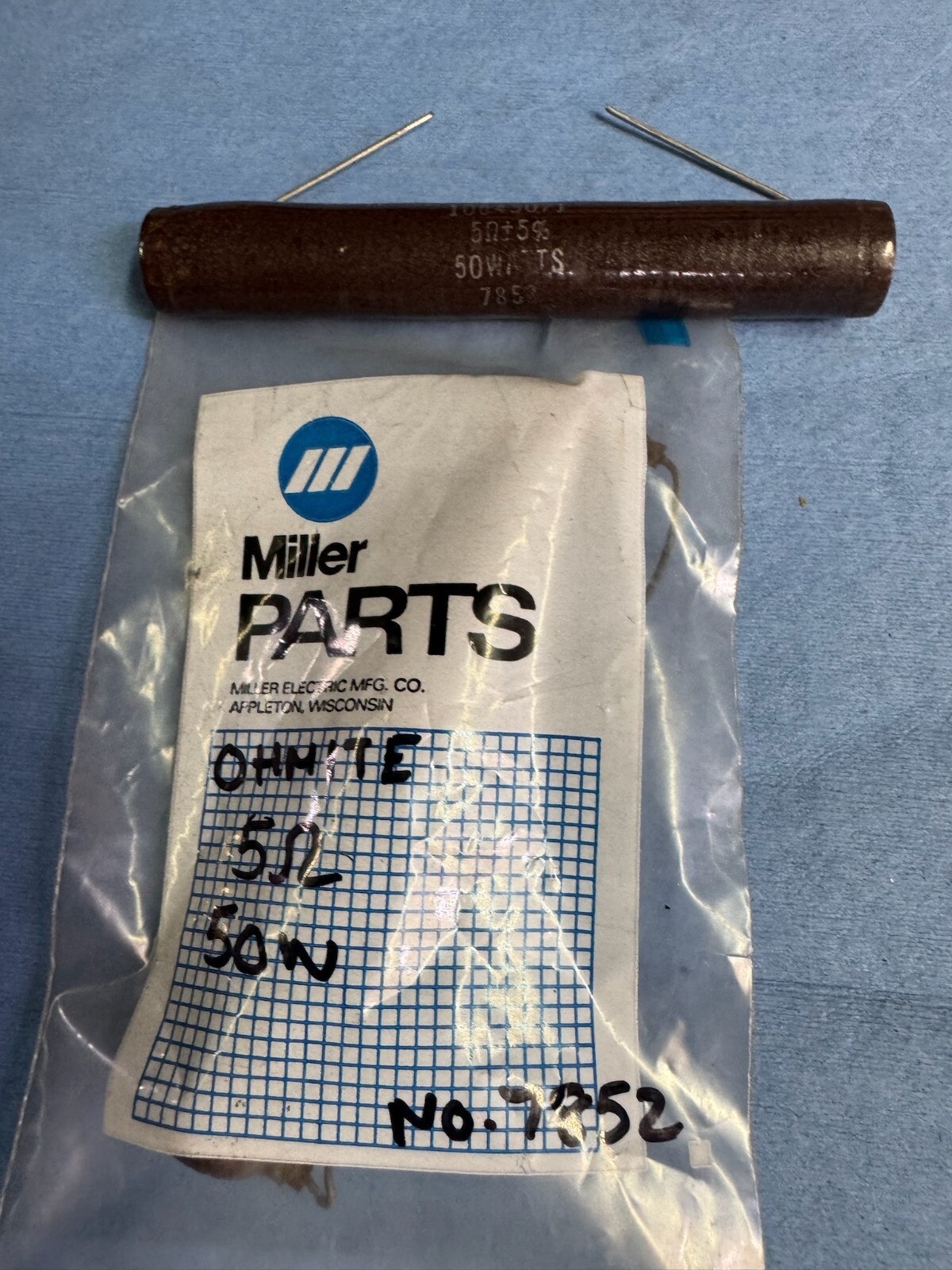 7852 5 OHM 50W Ohmite Resistor - USED & OLD STOCK
