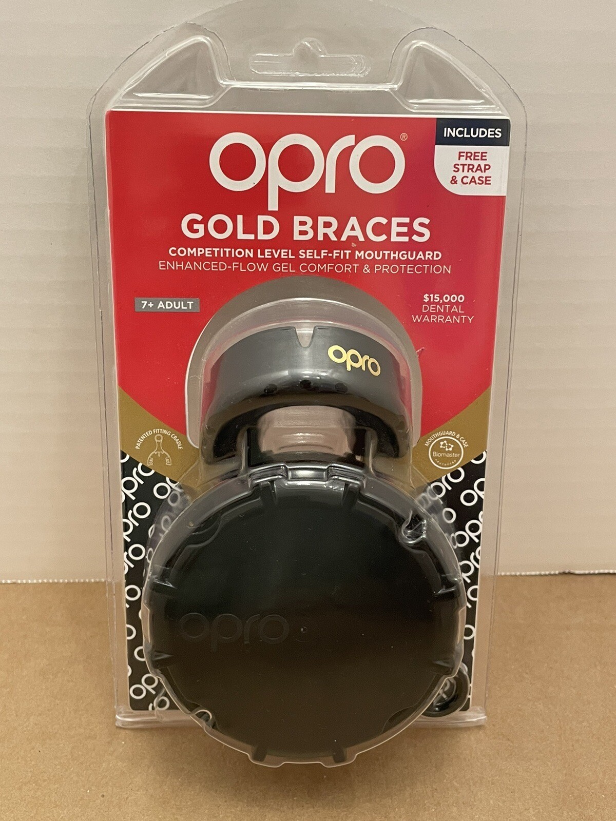 OPRO Adult Gold Competition Level Self-Fit Anti microbial Football Wrestling MMA