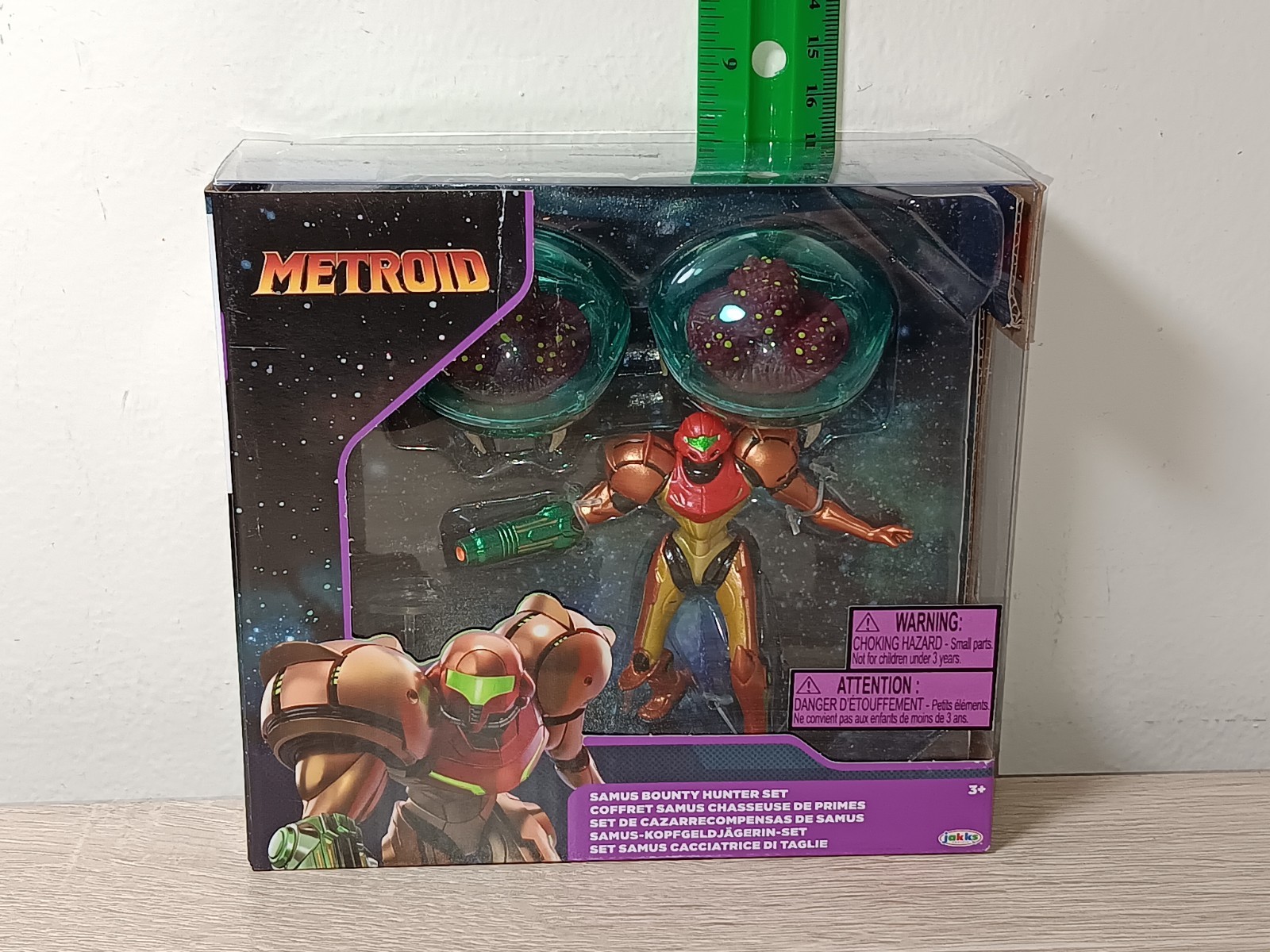 2.5" METROID PRIME SAMUS + ALIENS Bounty Hunter Set 2025 World of Nintendo Jakks