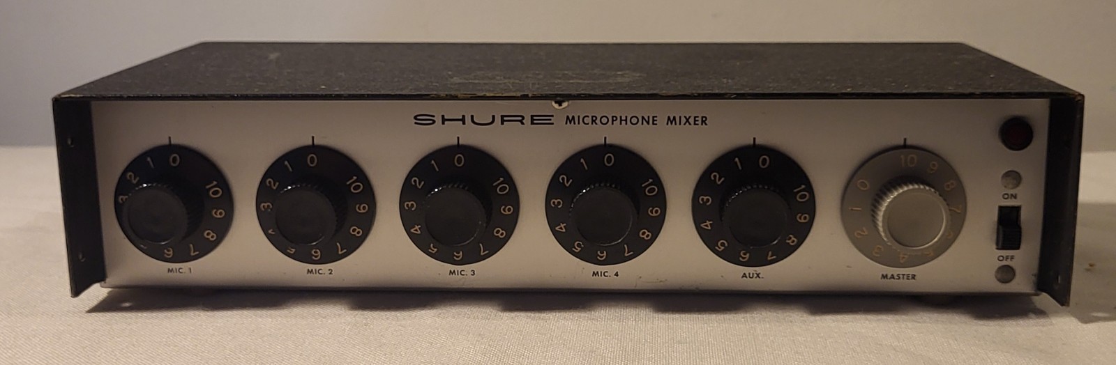 Vintage Shure M68 Microphone 4 Channel Mixer - Powers Up Untested - Made In USA