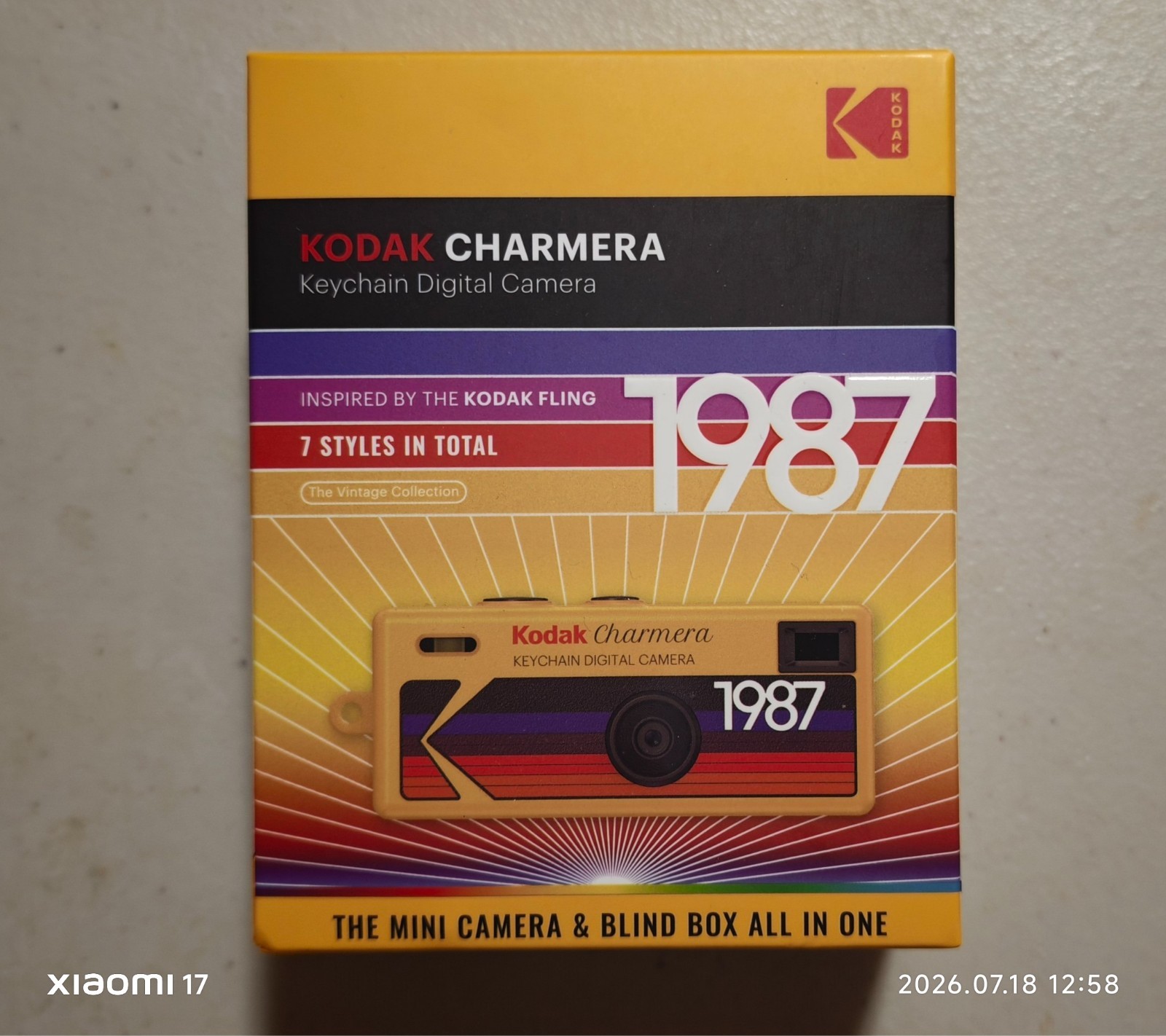 Kodak CHARMERA Keychain Digital Camera Blind Box - Single Box