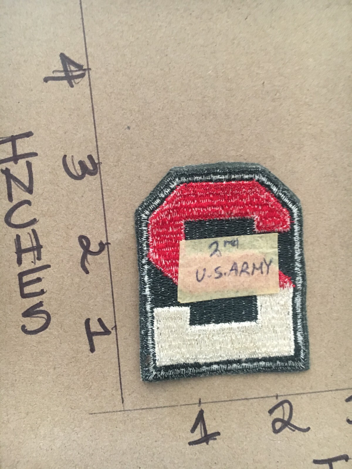 2nd US Army c/e AG Green Patch 4/24/25