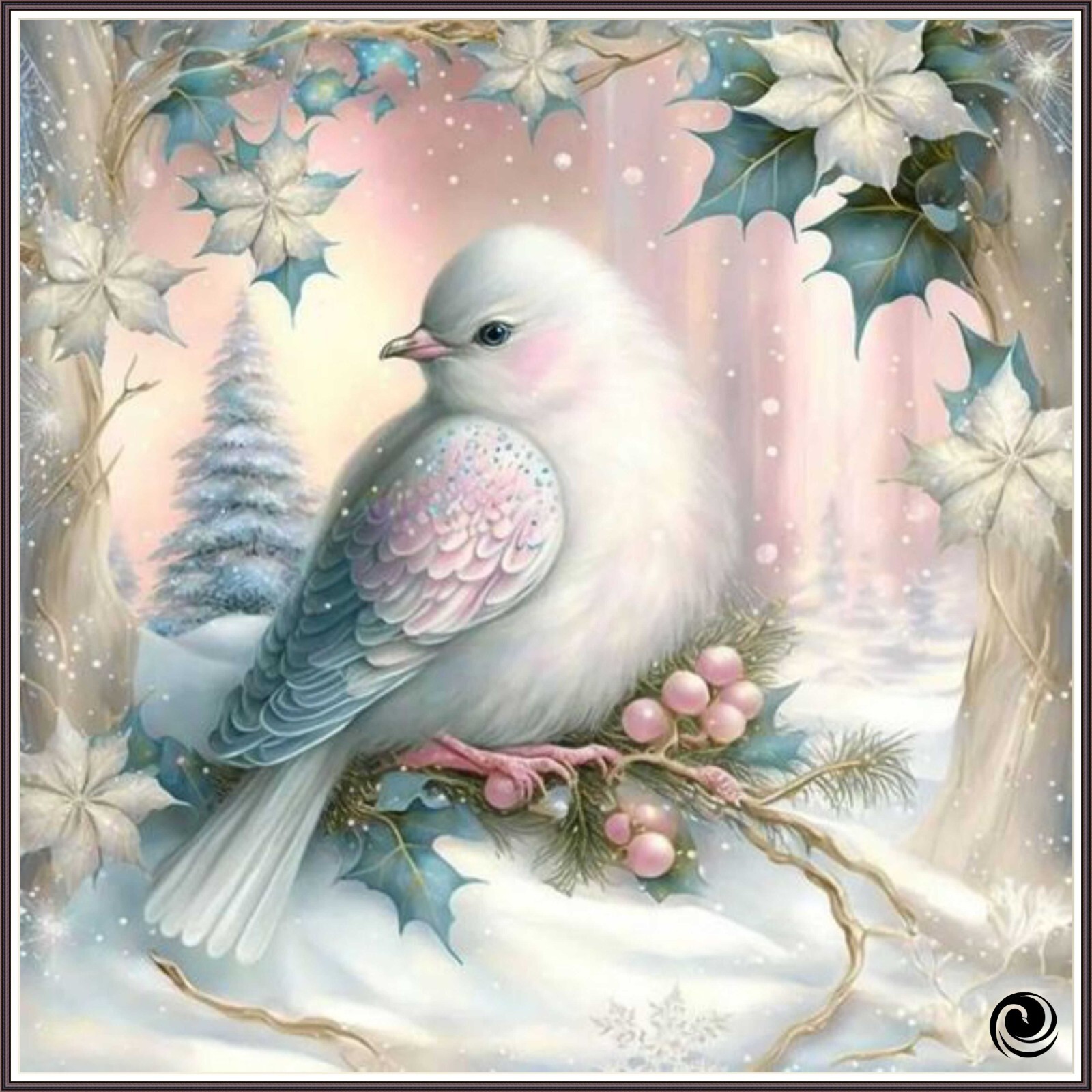 Winter Gems 1305 Chart Counted Cross Stitch Pattern DMC