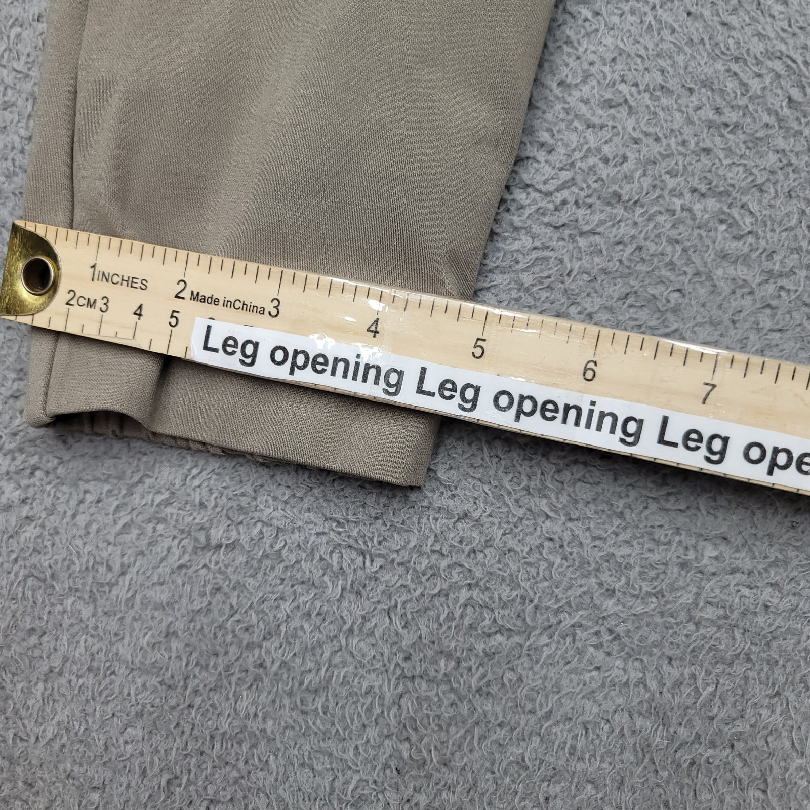 BYLT Premium Basics Jogger Pants Size 28 Tan Khaki Performance Stretch *Read