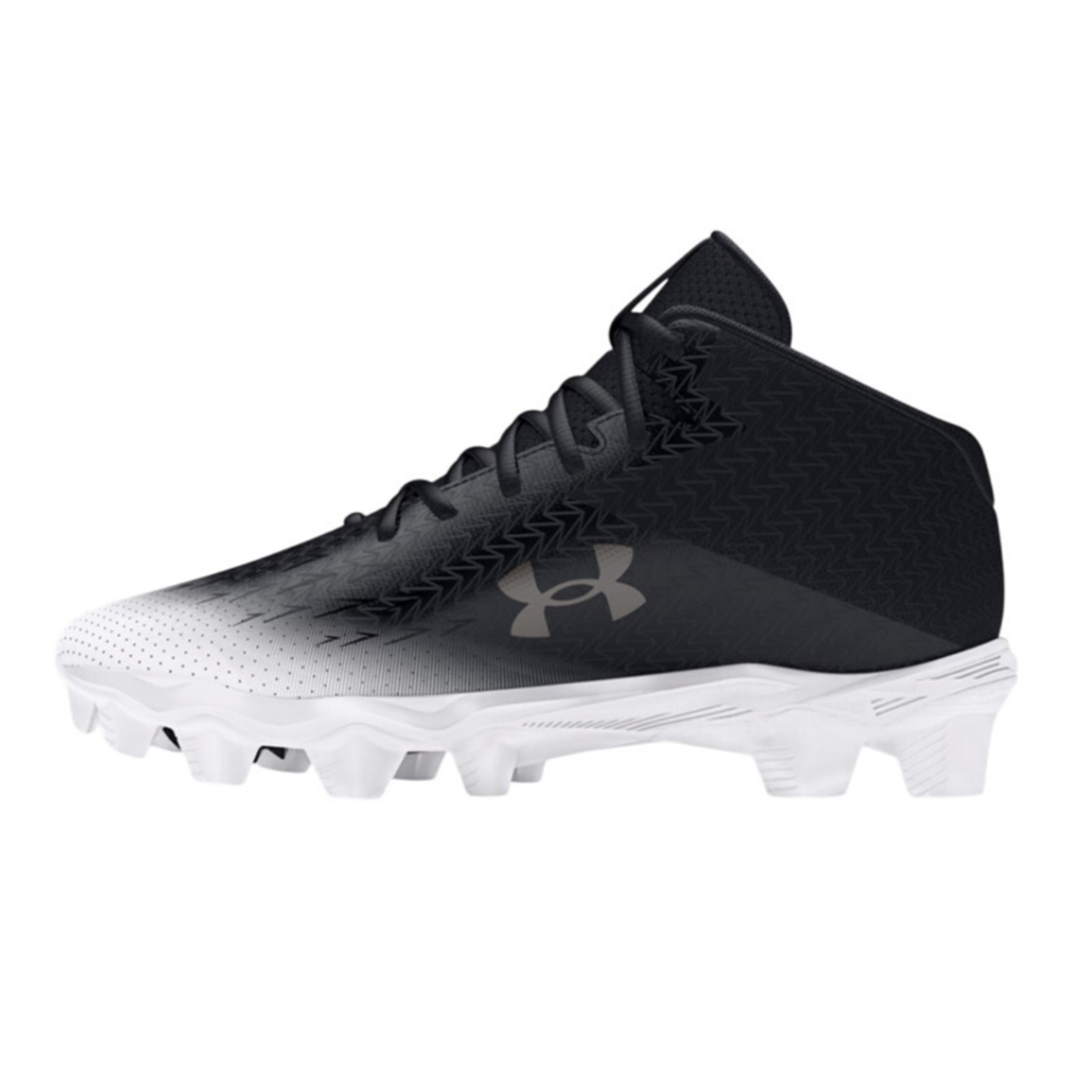 Under Armour Mens Spotlight Fran RM 4.0 Cleats US 12M EU 46 White Black EUC
