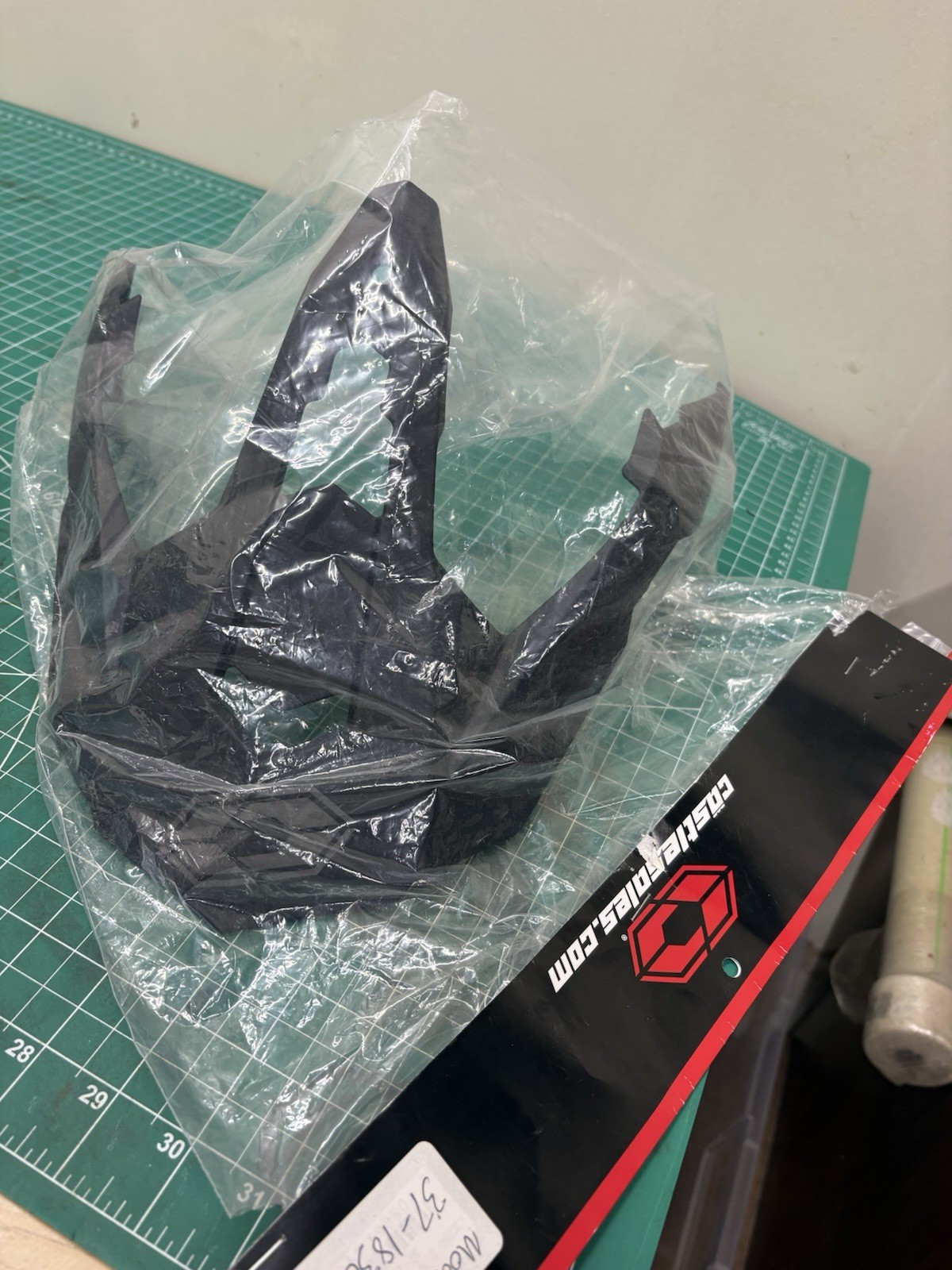 Castle 37-1830J Visor for Mode D/S SV Helmets - Matte Black