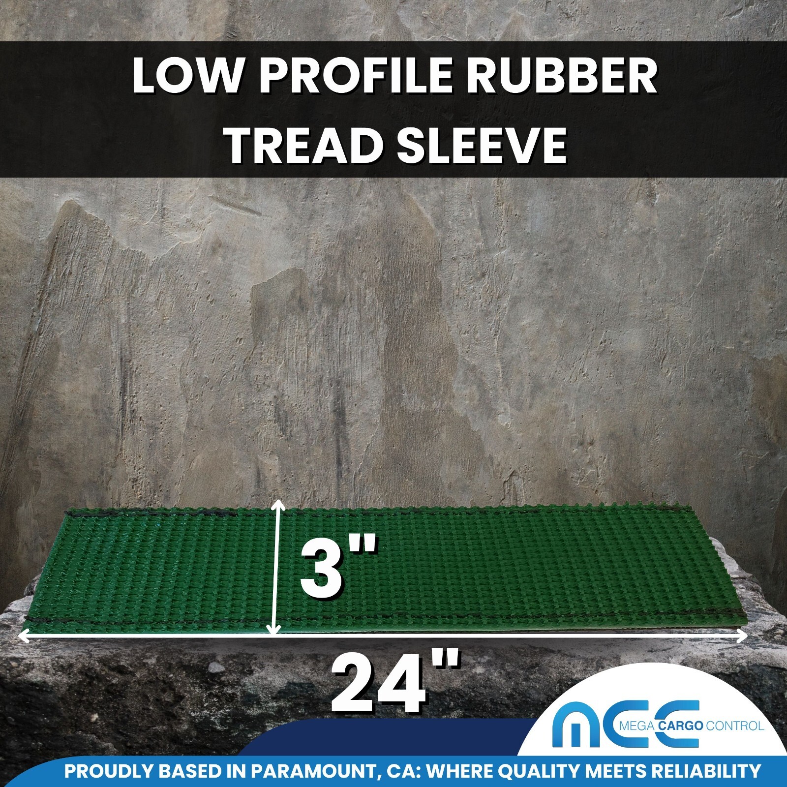 4 Pack 24" Low Profile Tread Grab Grip Webbing Protector Sleeve For 2" Strap