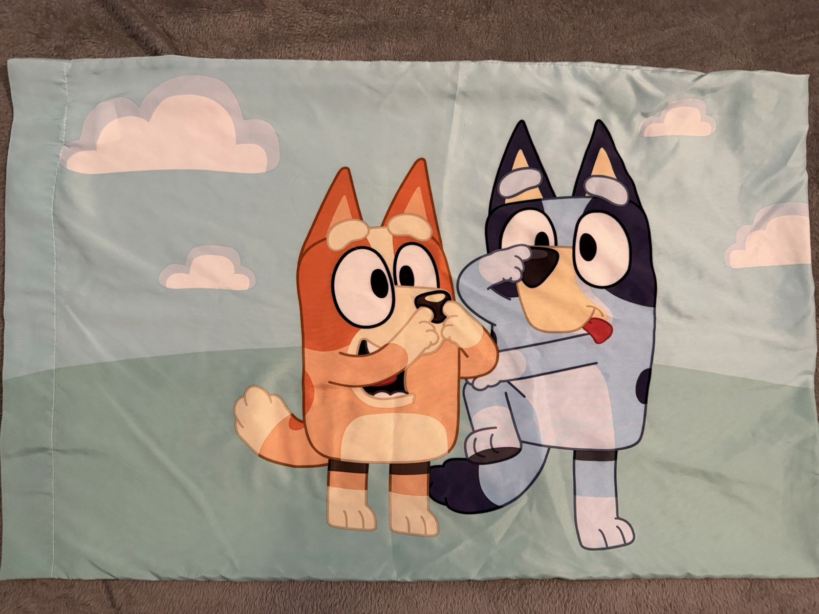 Bluey One Standard Size Pillowcase Bluey Bingo Multicolor