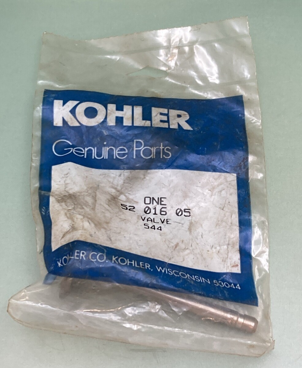 NEW GENUINE KOHLER 52 016 05 VALVE, EXHAUST