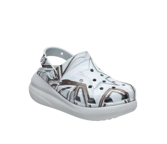 Crocs Men and Women's Classic Crush Disco Clog Shimmer Multi