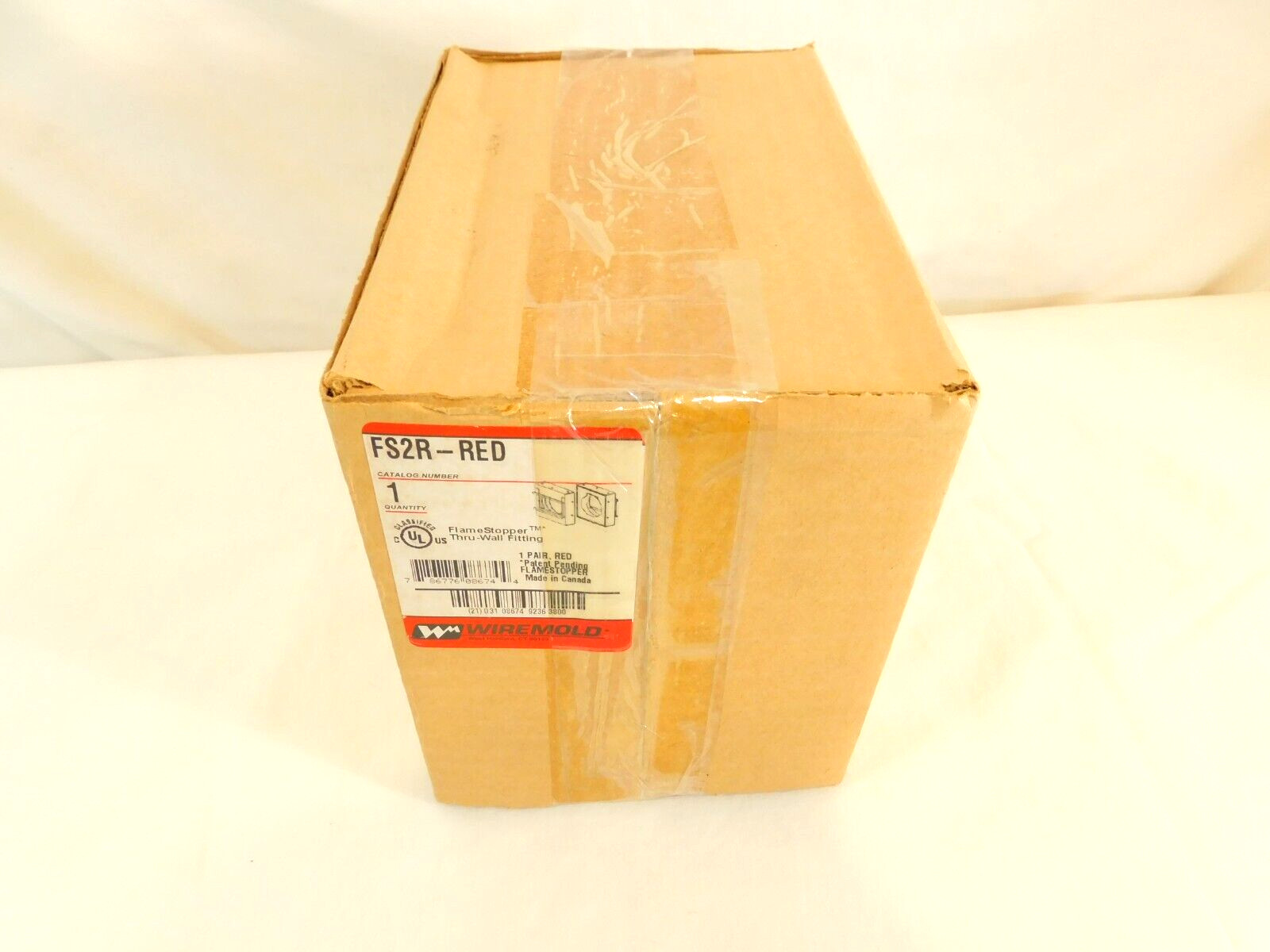 FS2R-RED EMT Firestop Conduit Fitting Wiremold FS EMT Rectangular, 2"