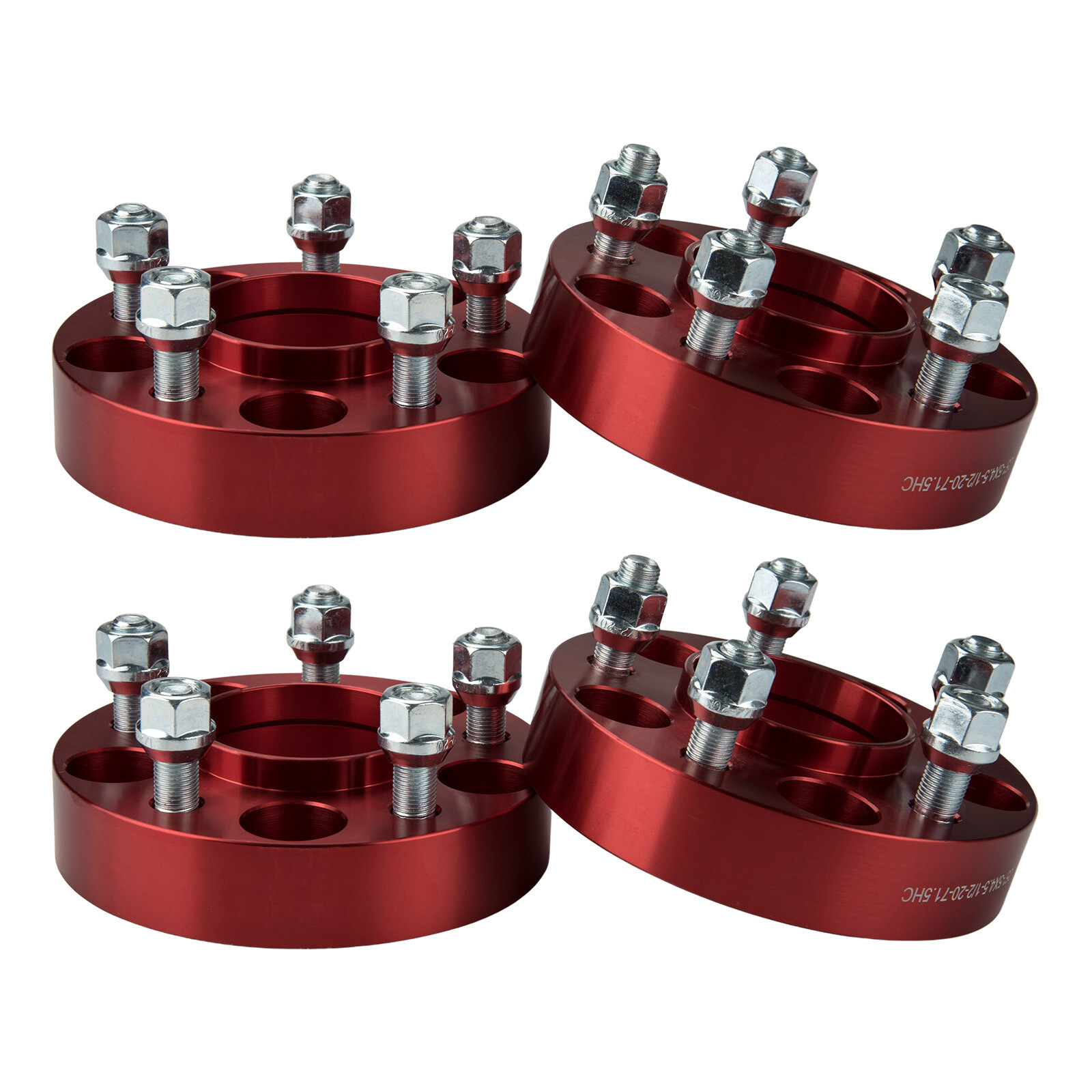 4X 5x4.5 1.25" Hubcentric Wheel Spacers 1/2"x20 For Jeep Cherokee Wrangler TJ XJ