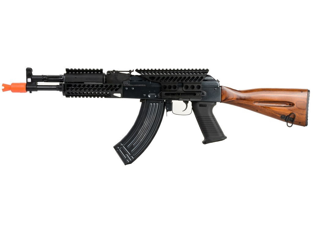 AIRSOFT Spartan AK74-N TAC RIS MOD A w/ Real Wood AEG, by E&L