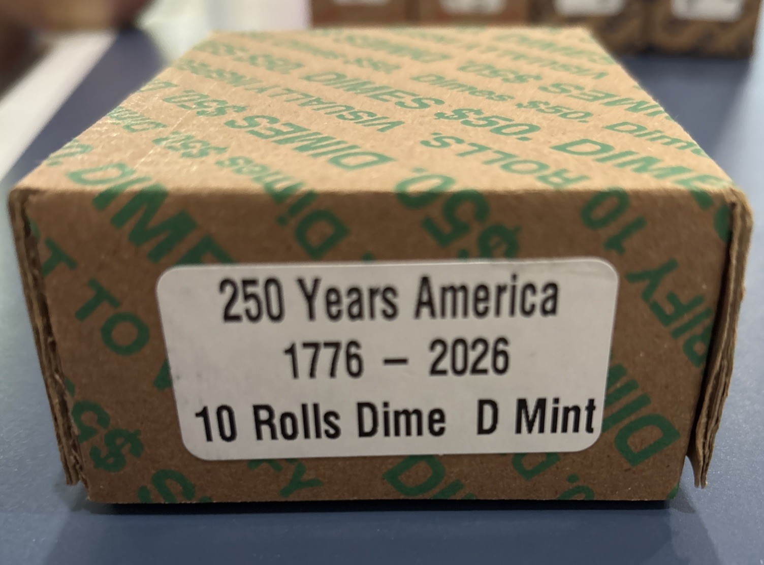 1776 - 2026 Dimes Denver 10 roll set of Mint- Free Shipping Sealed Box ⭐️￼