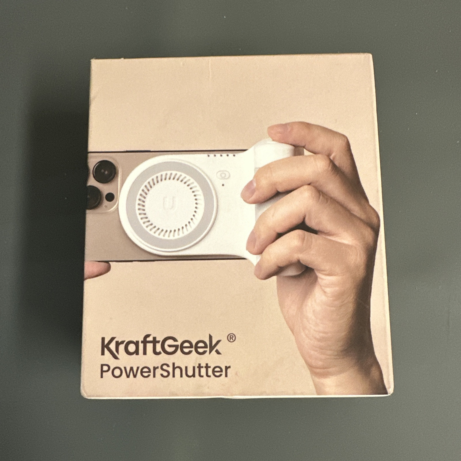 KraftGeek PowerShutter Power Bank Stand In White MagSafe - New, Sealed