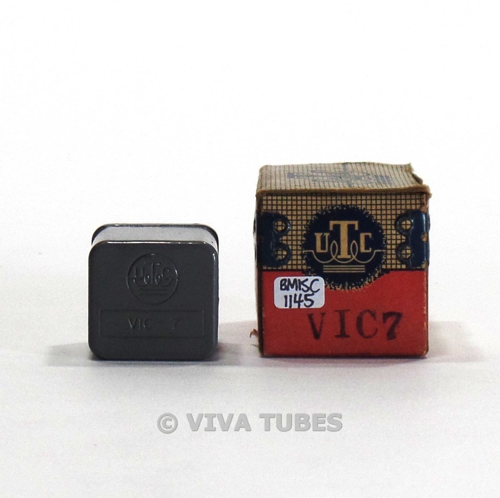 NOS NIB UTC VIC-7 Variable Inductor Choke Transformer 0.13H Mean 25mADC