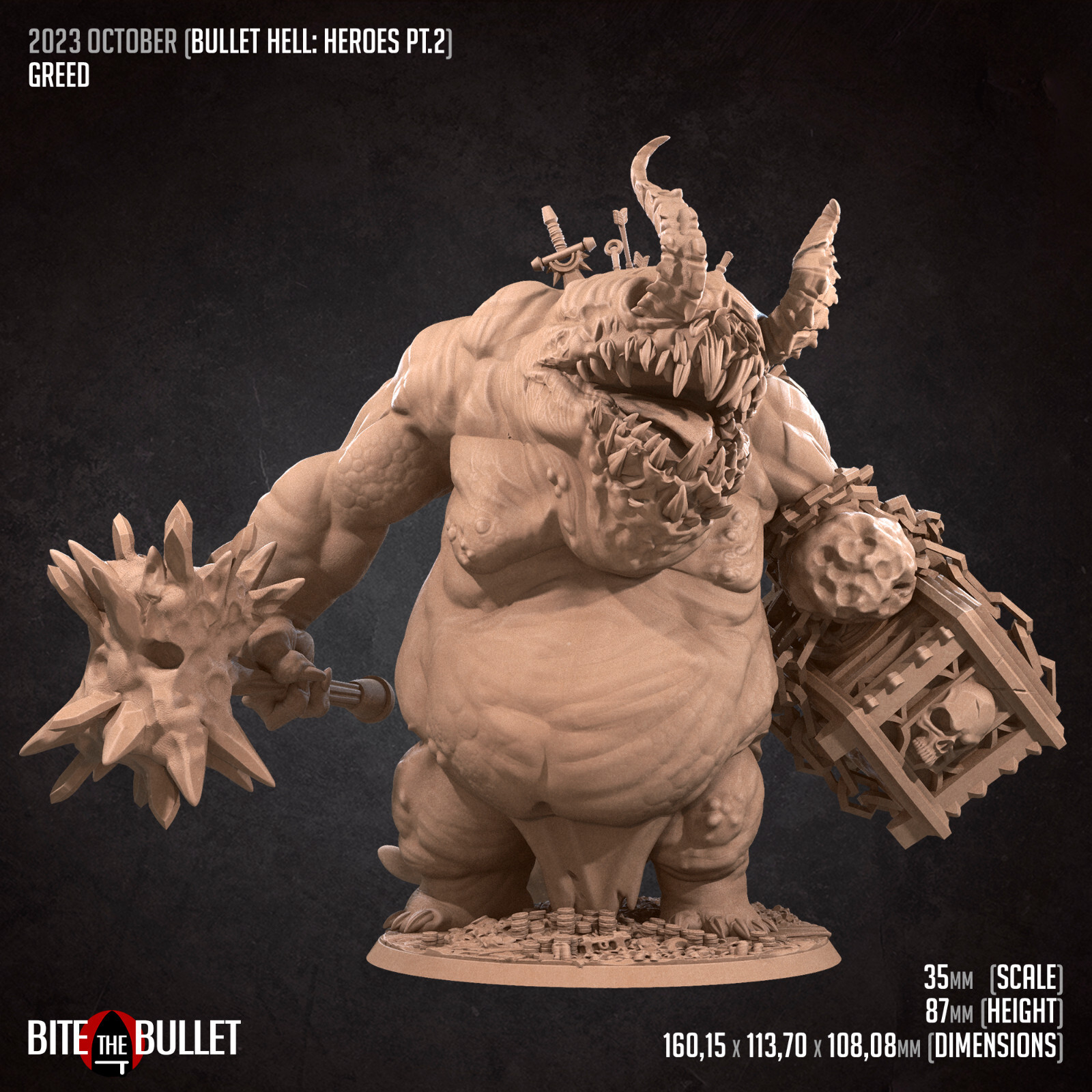 Greed Demon - Hell Monster - Bite the Bullet - Dungeons and Dragons