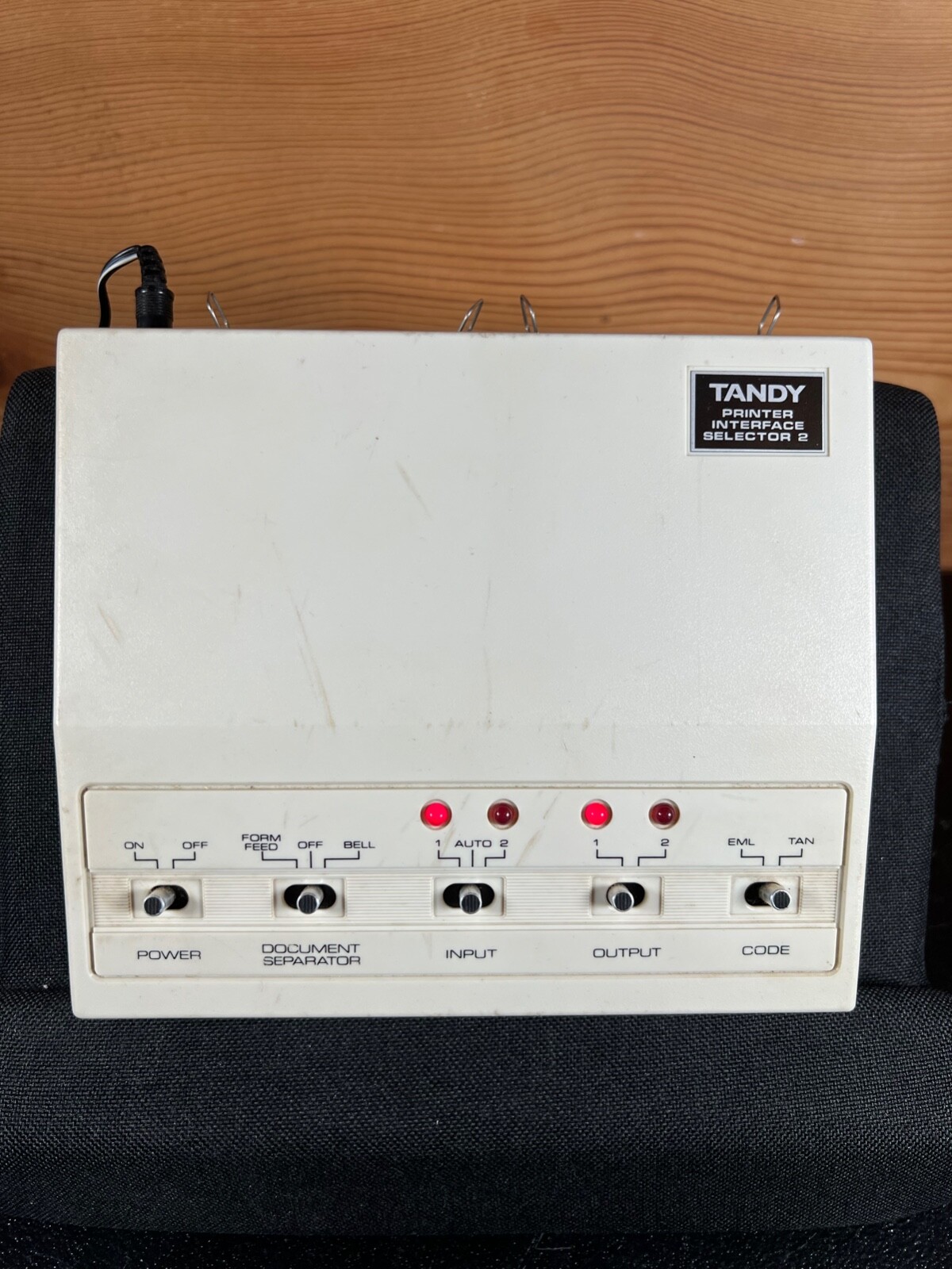 Vintage Radio Shack Tandy Printer Interface Selector 2 Parallel #26-2820