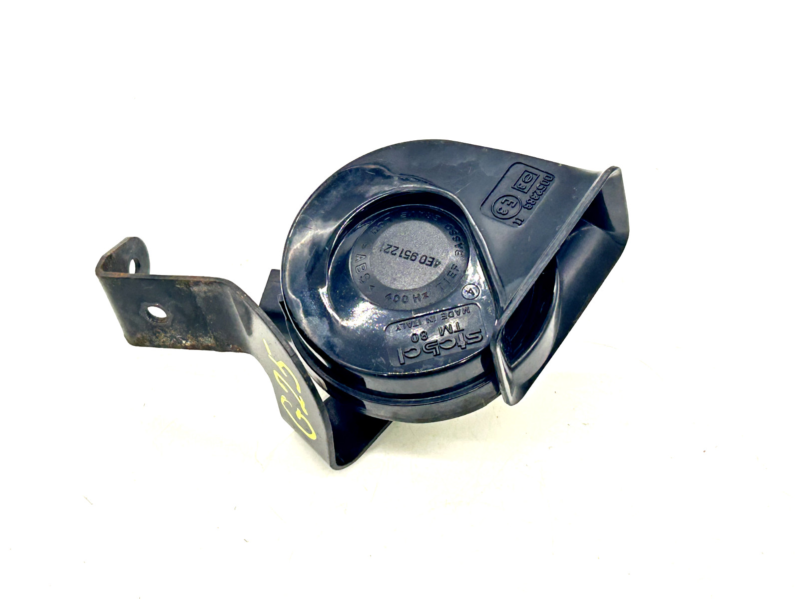 2007-2010 AUDI A8 S8 FRONT LEFT DRIVER SIDE LOW TONE FREQUENCY HORN SIGNAL OEM