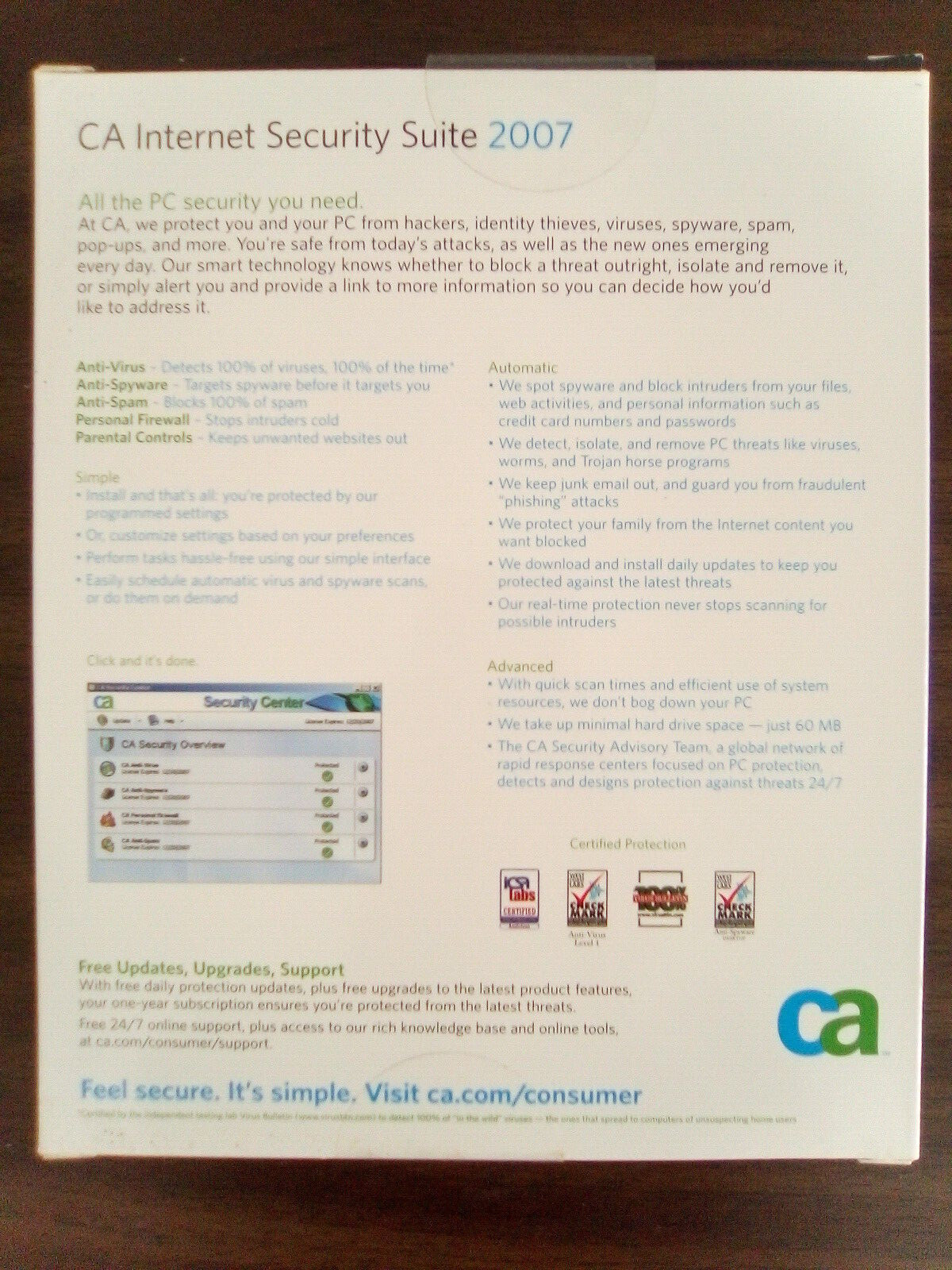 CA Internet Security Suite 2007 (for up to 3 PCs)