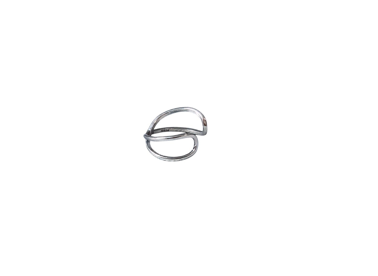 .925 Sterling Silver Toe Ring Dainty Design Adjustable One Size Fits All
