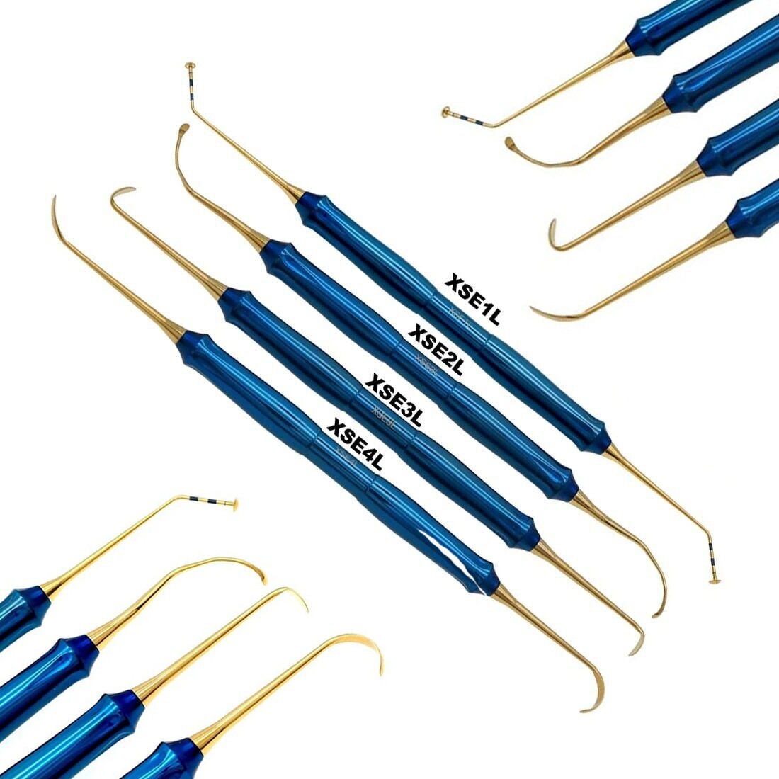 Set of 4 Sinus Lift Dental Elevation Implant Instruments Kit