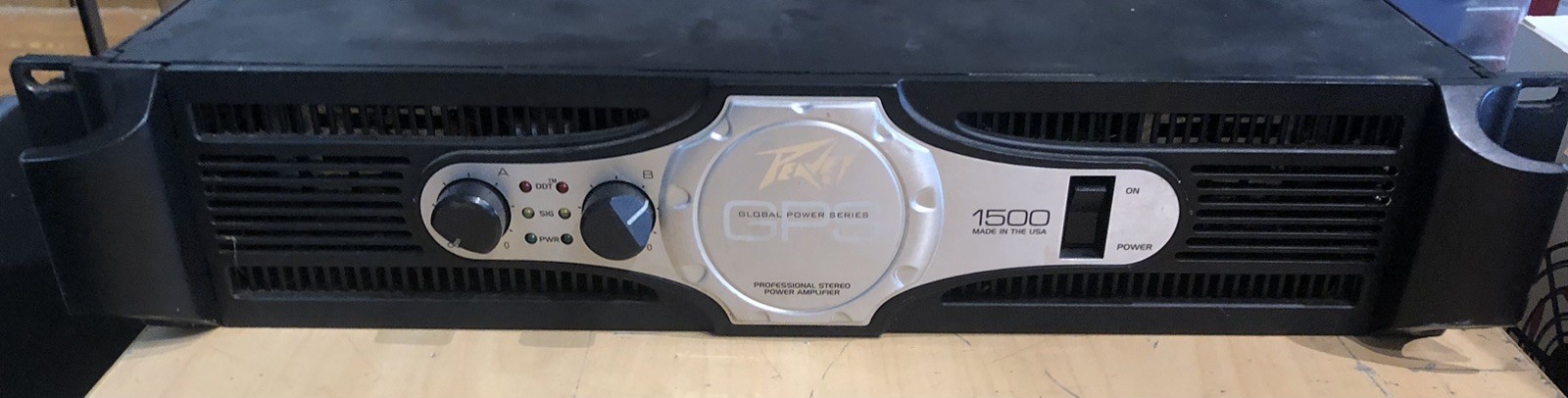Tested Peavy GPS1500 Power Amplifier