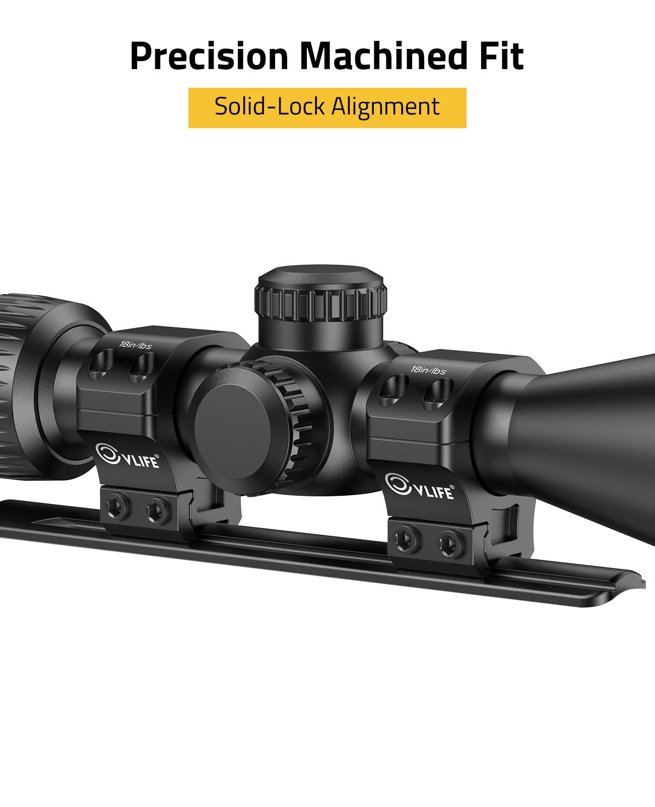 Scope Ring Medium Profile Riflescope Mount 1" Ring for 11mm & 3/8" Dovetail Rail