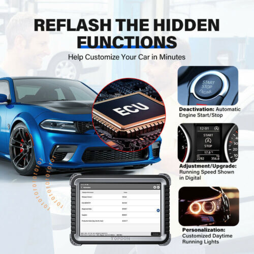 TOPDON OBD2 Scanner Phoenix Plus 2.0 Bidirectional Automotive Diagnostic Tool