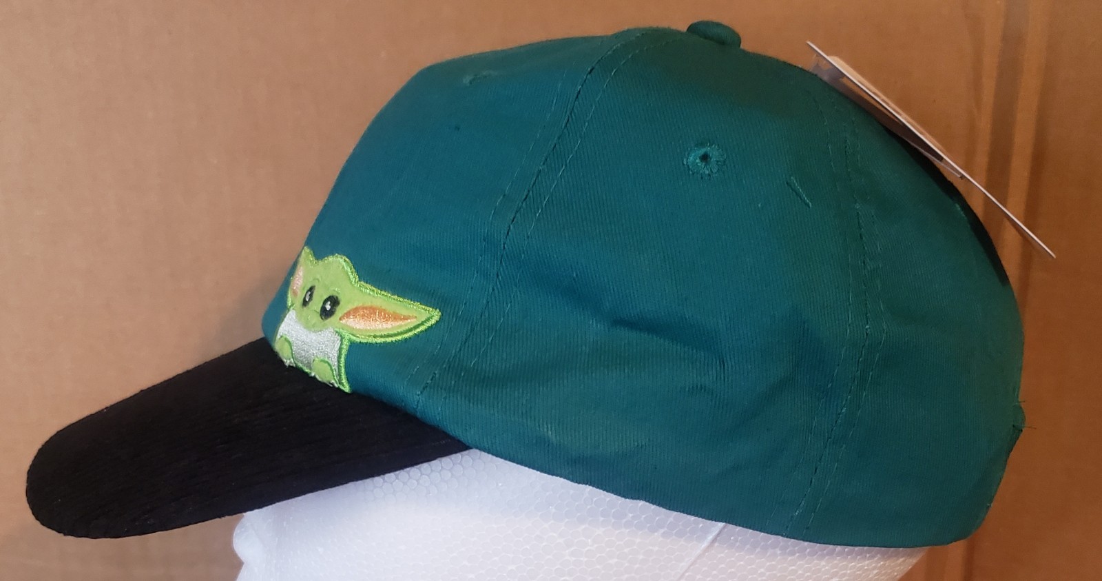 Star Wars The Child Grogu Peeking Adjustable Snapback Dad Hat Multi-Color
